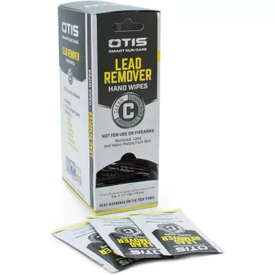 Otis Technology FG-LRW-50 Lead Remover Hand Wipes PDQ Dispenser (50 Individual Wipes)