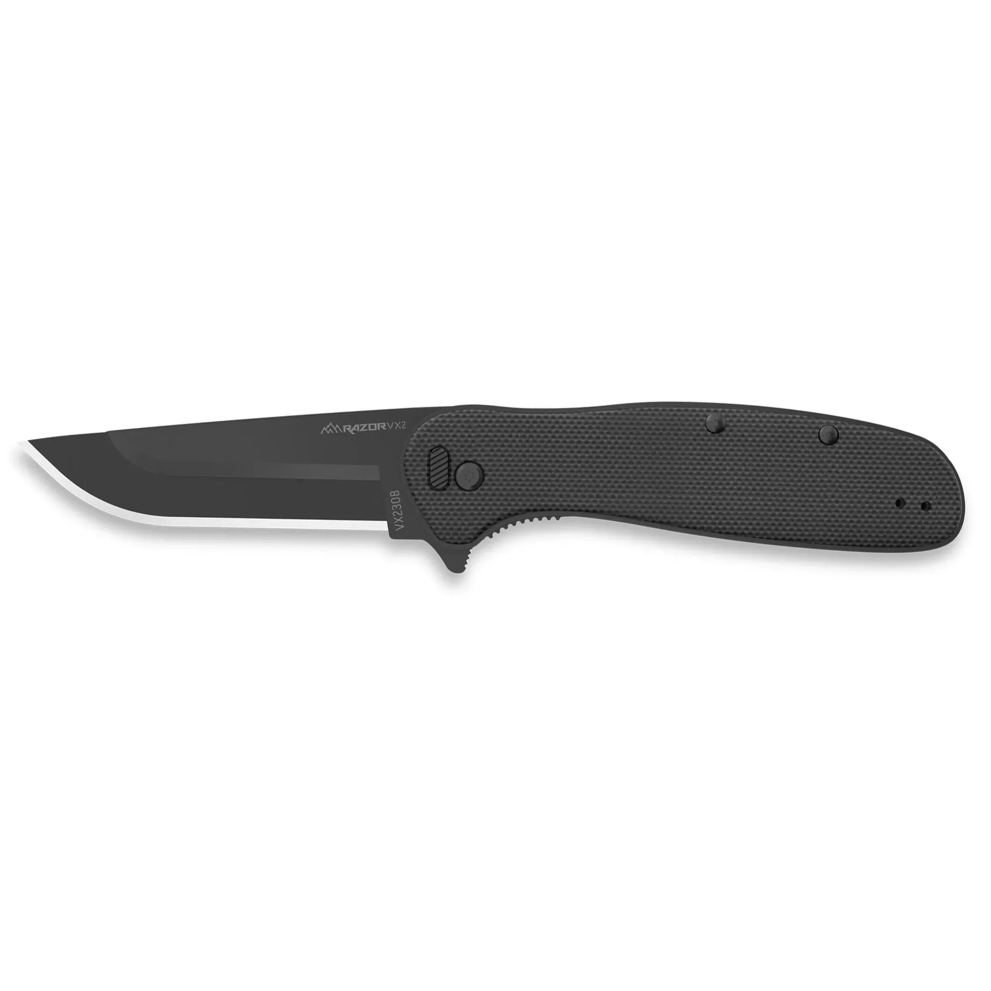 Outdoor Edge Razor VX2 G10 Spring-Assisted Folding Knife – Replaceable Blade System