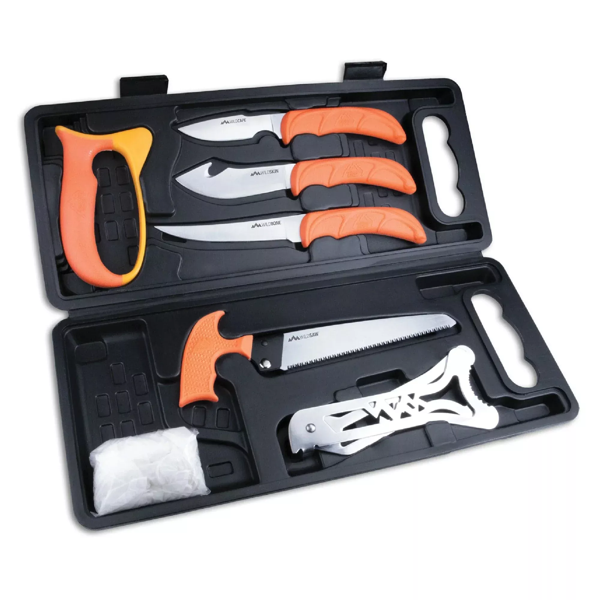Outdoor Edge Wild-Pak 8-Piece Game Processing Knife Set