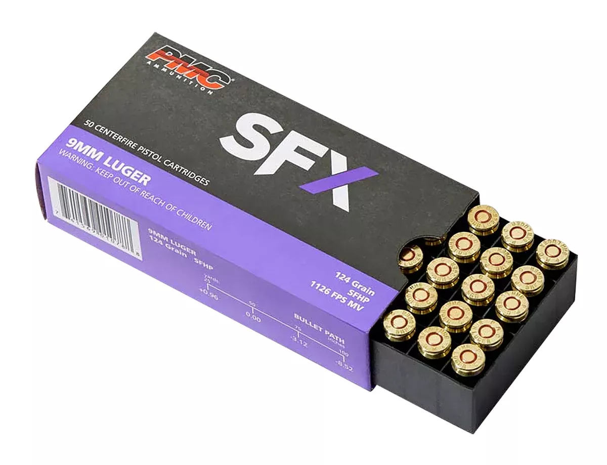 PMC 9SFX SFx9mmLuger 124gr StarFire Hollow Point 50 Per Box/20 Case