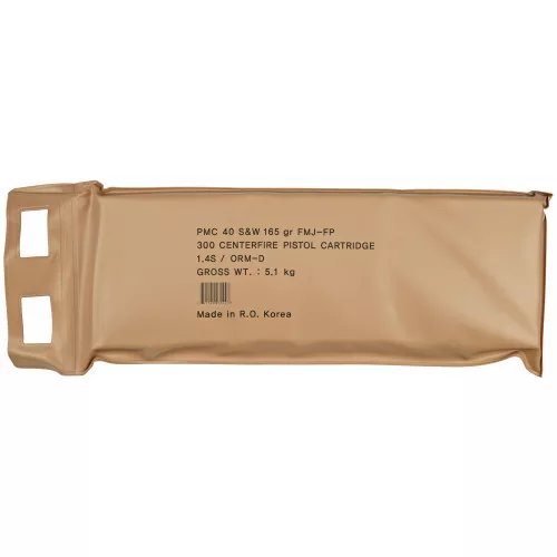 PMC Bronze - 40S&W 165 Grain FMJ - 300 Round Bulk Pack