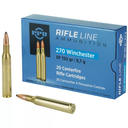 PPU 270win 150gr SP - 20rd Box
