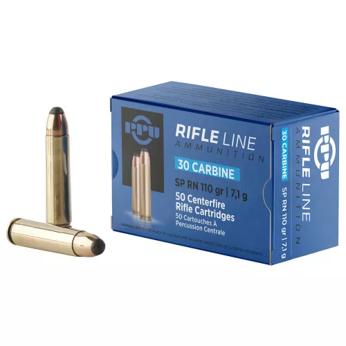 PPU .30 Carbine 110gr Soft Point - 50rd Box