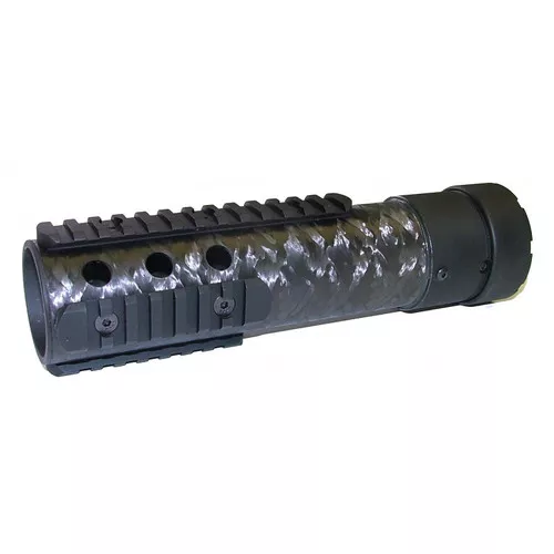 PRI - Gen III Intermediate Length Round Carbon Fiber Free Float Forearm - Natural Color
