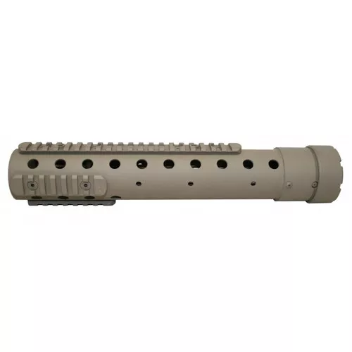 PRI - Gen III Rifle Length Round Carbon Fiber Free Float Forearm - Dark Earth