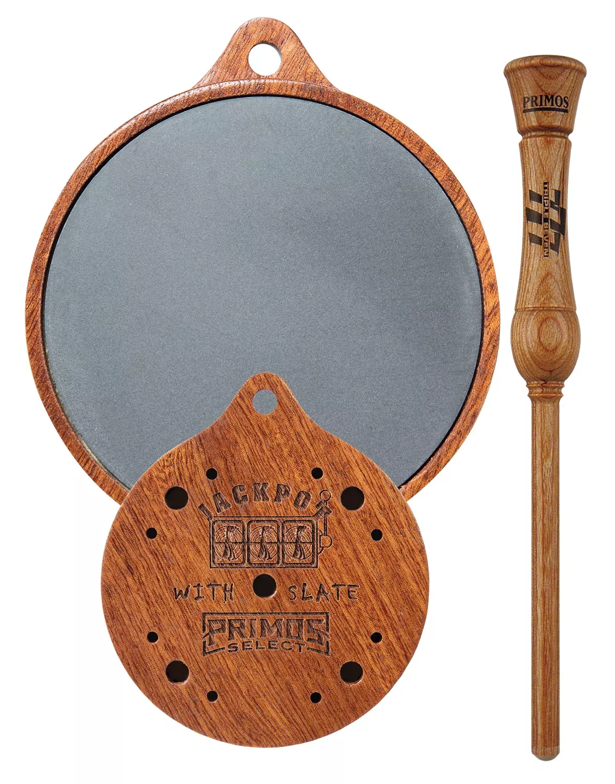 Primos 216 JackpotStriker Call Turkey Sounds Gray/Natural Hardwood