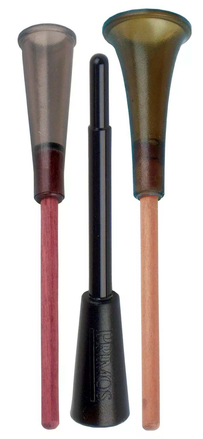 Primos 687 StrikerStriker Call Attracts Turkeys Multi Color Wood/Plastic 3 Pack