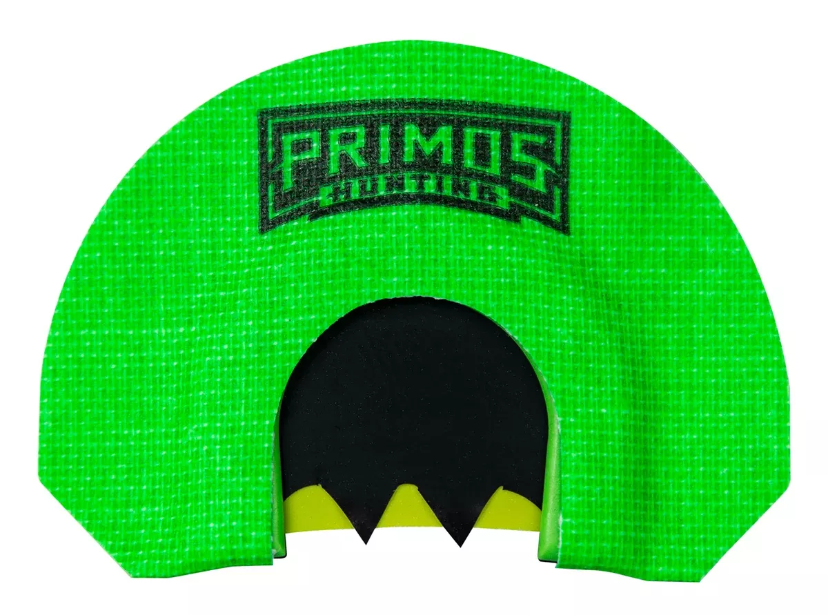 Primos PS1263 The DeborahDiaphragm Call Triple Reed Turkey Hen Sounds Green Plastic