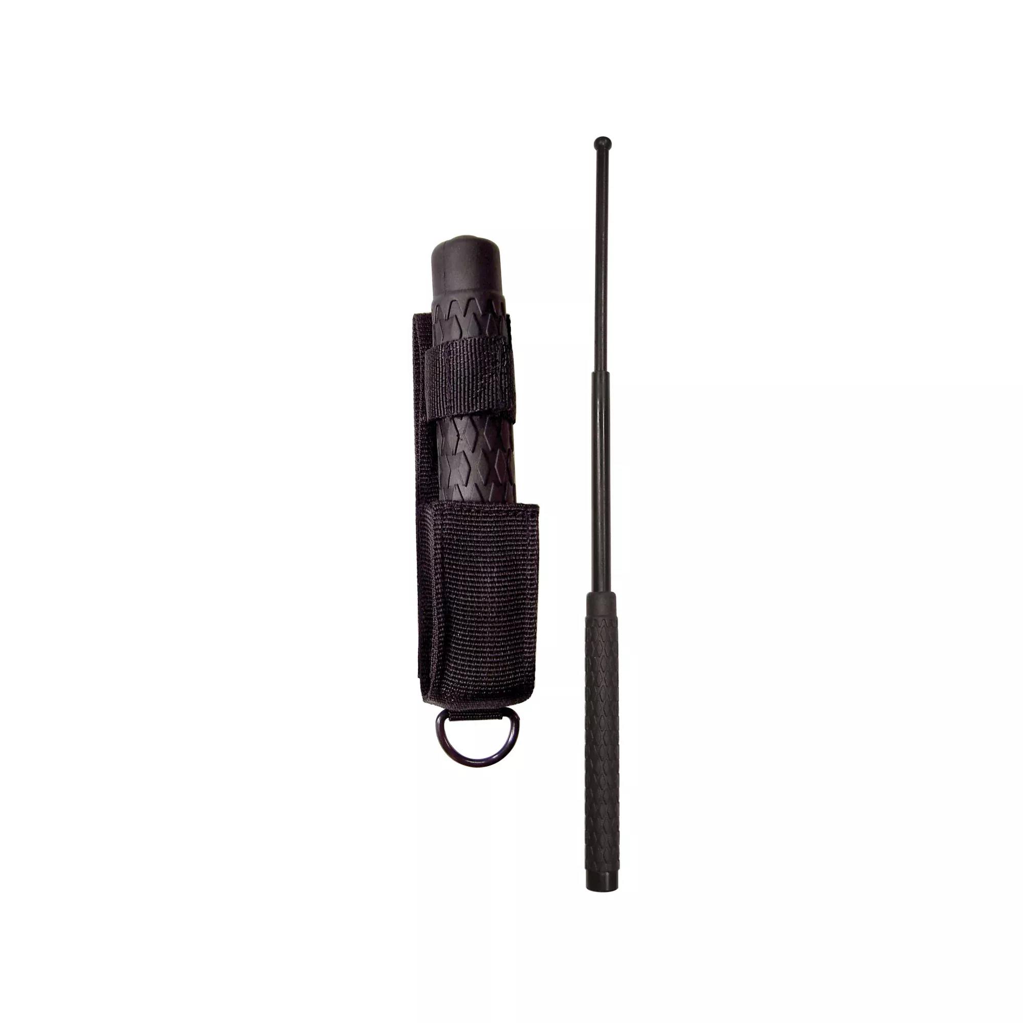 PS Products EXP Baton 26" Rubber Handle Black – Expandable Steel Defense Baton