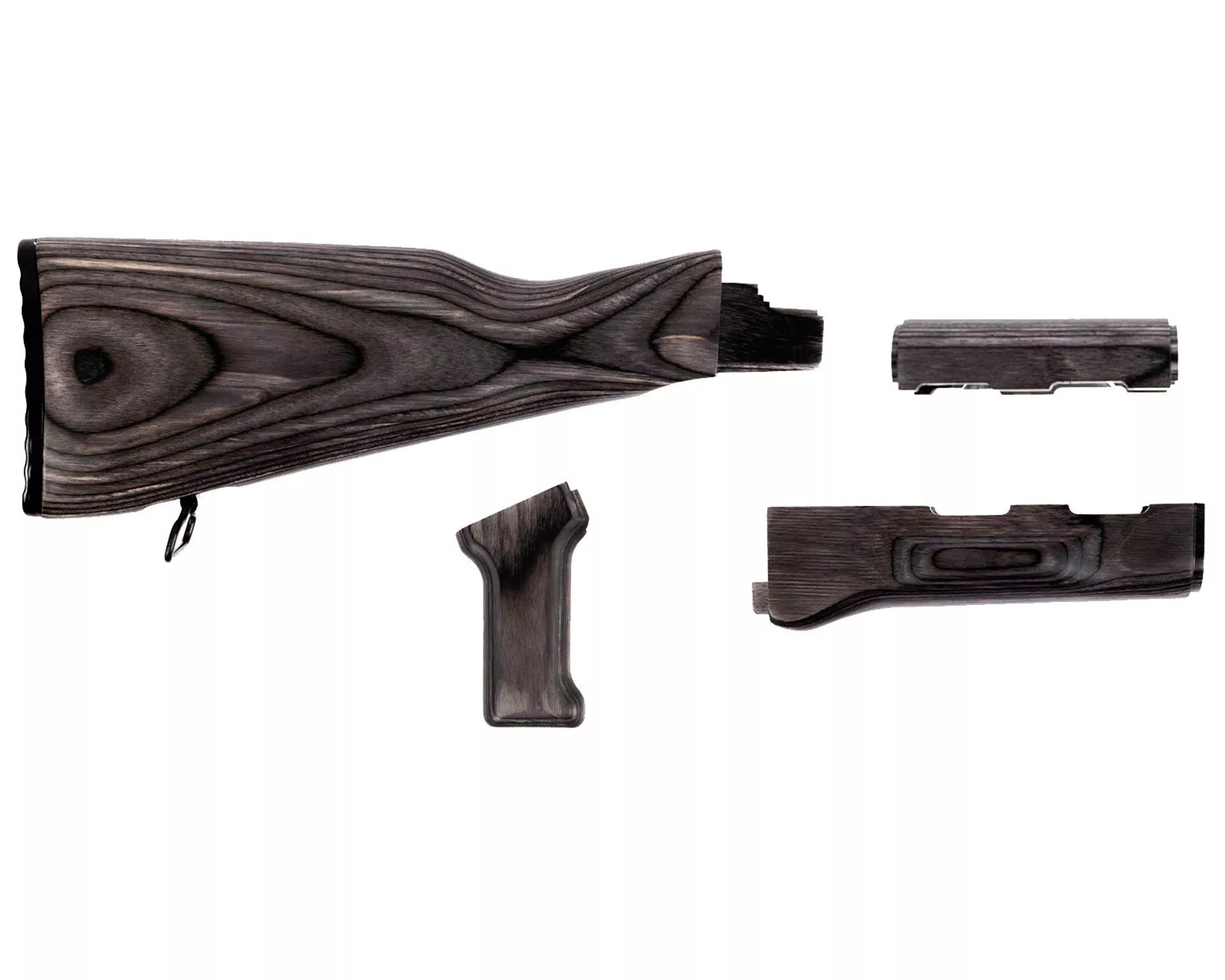 PSA AK-47 Tree Bark Wood Furniture Set