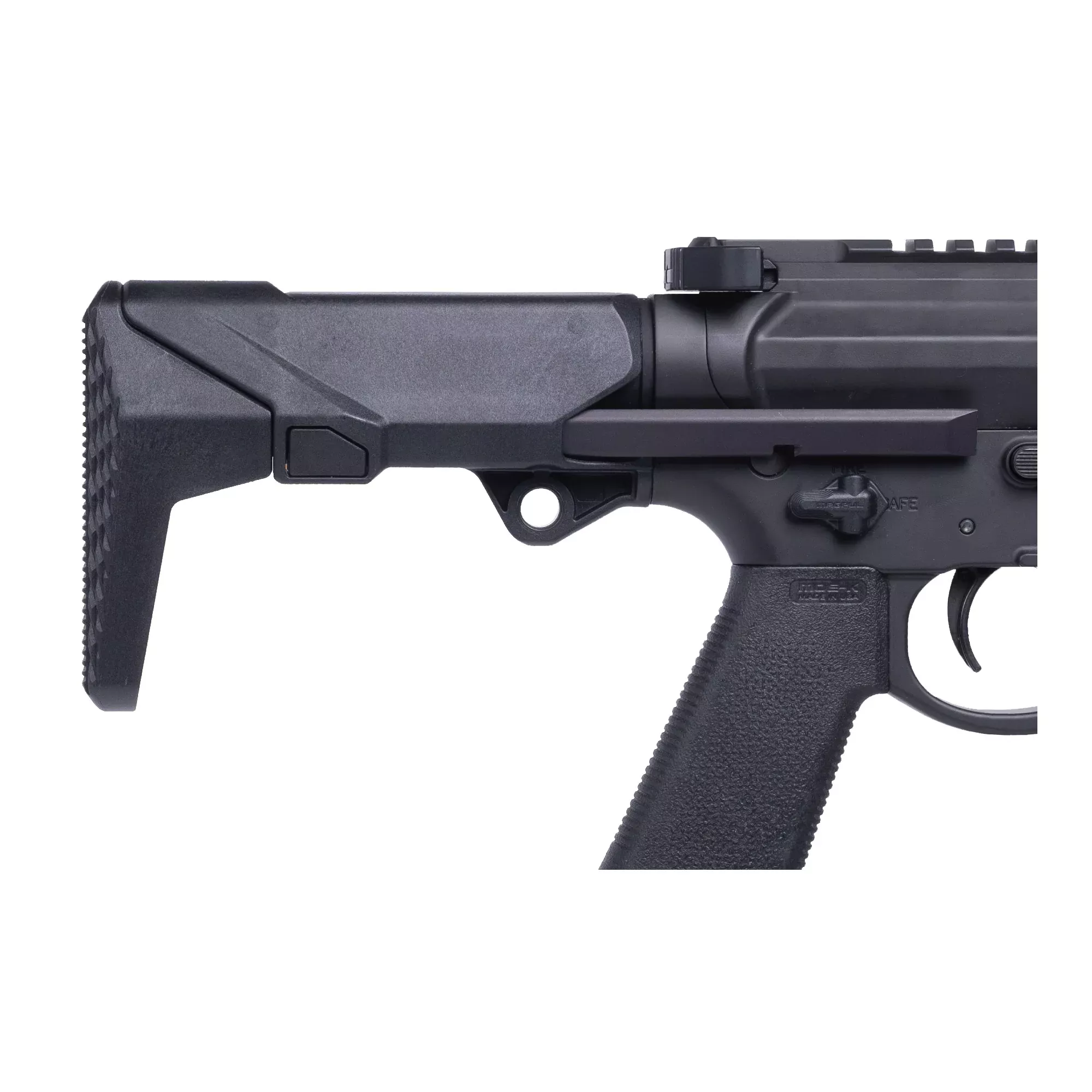 Q Shorty Stock Black – Compact AR-15/AR-10 Stock