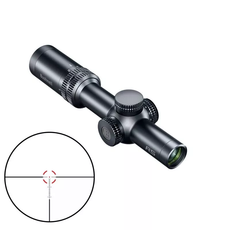 R5 Riflescope 1-6X24 DD2-QA Black Illuminated