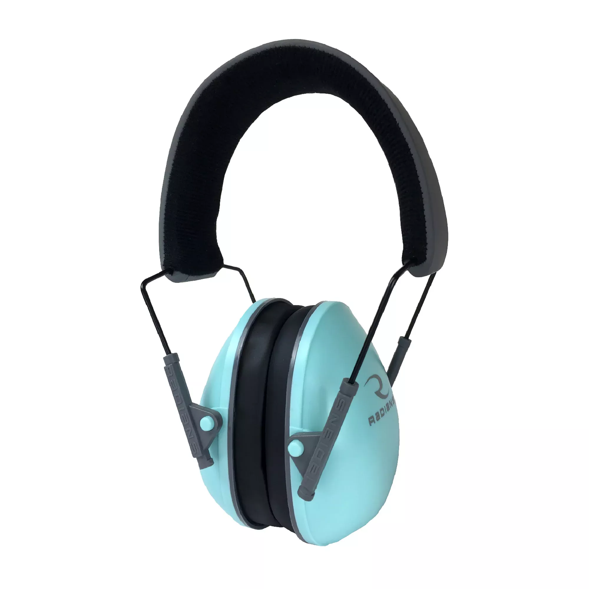 Radians Lowset Earmuff – 21 NRR Compact Hearing Protection (Aqua)