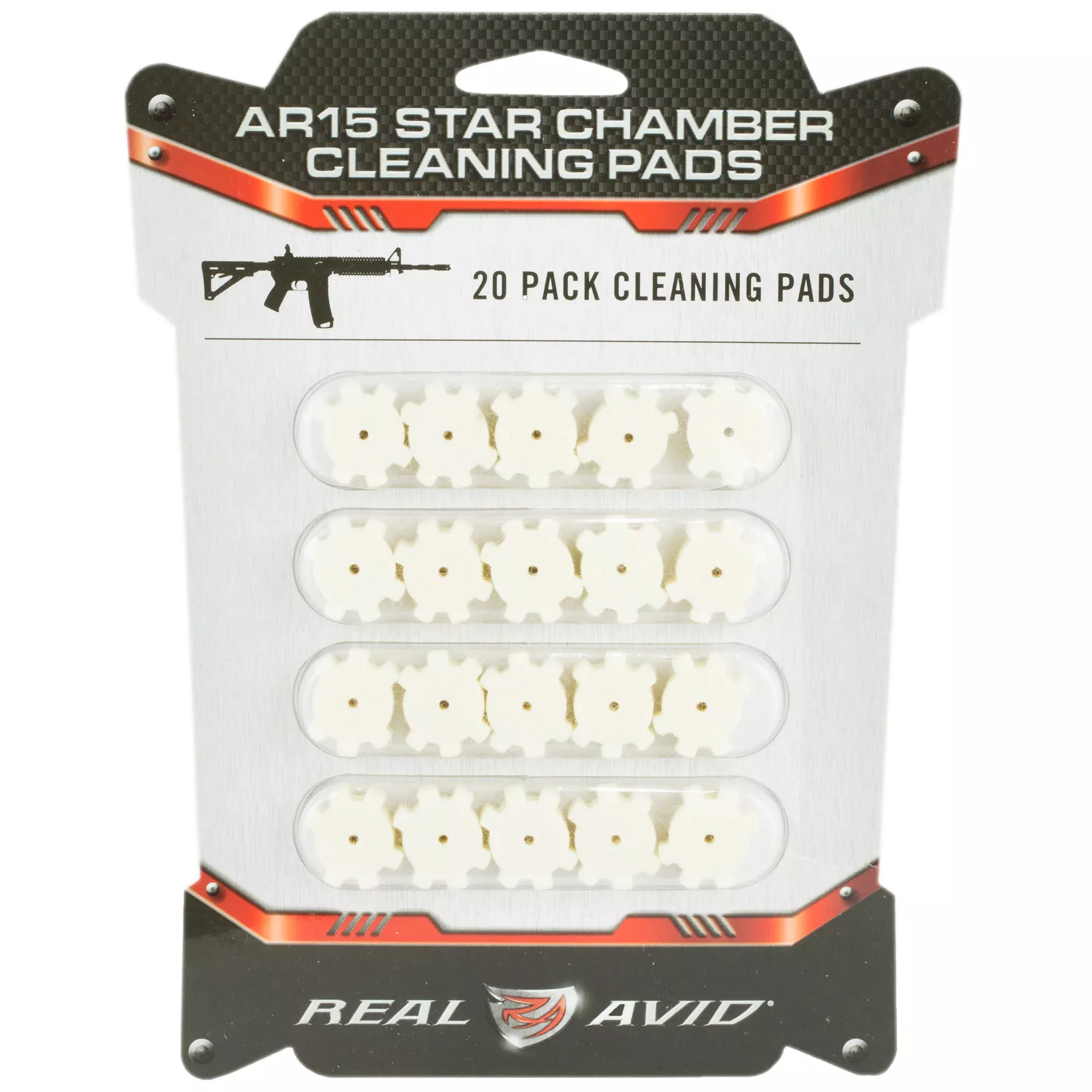 Real Avid AR-15 Star Chamber Cleaning Pad – .223/5.56