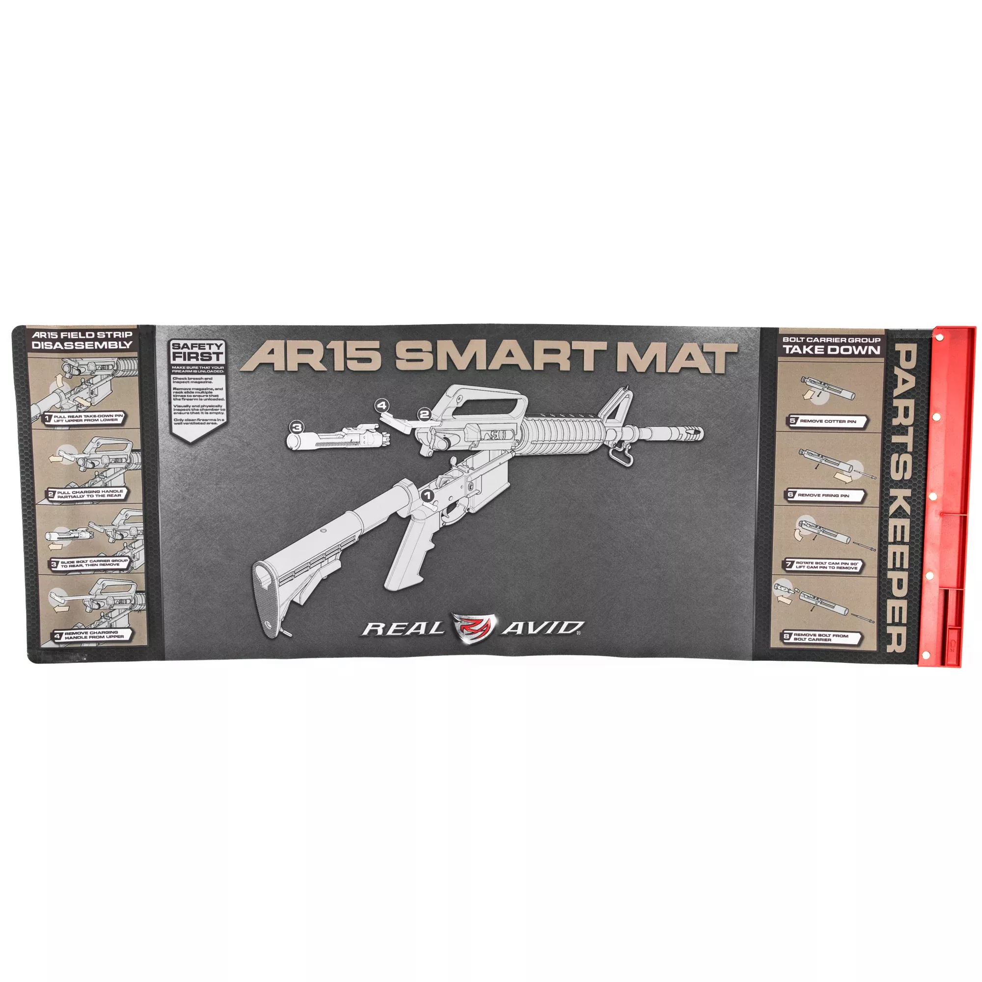 Real Avid AR15 Smart Mat – Work Surface with Parts Diagram
