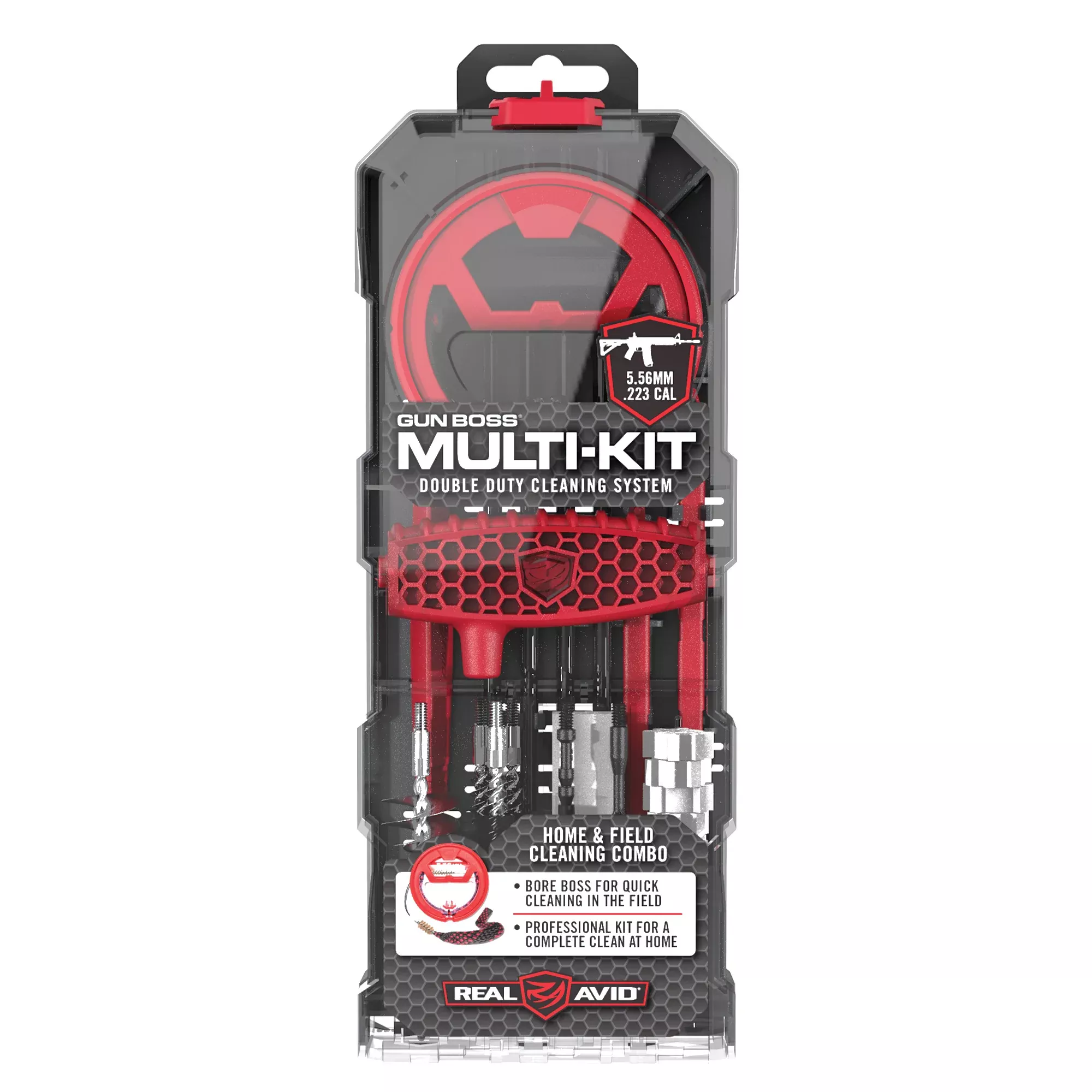 Real Avid Gun Boss Multi Kit 223/556 – Compact AR Field Cleaning System