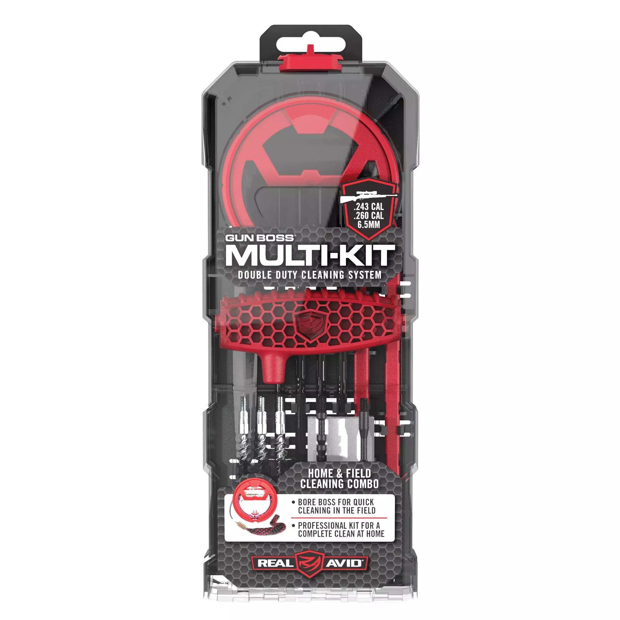 Real Avid Gun Boss Multi Kit 243/6.5mm Rifle Cleaning Kit