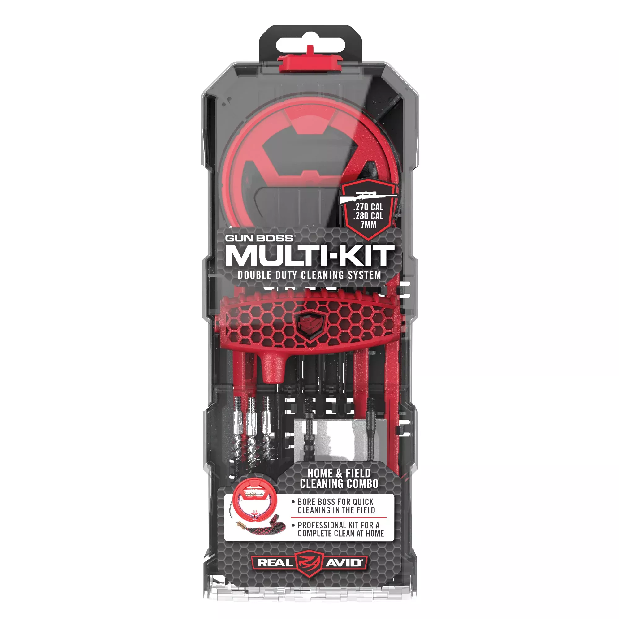 Real Avid Gun Boss Multi Kit .270/7mm – Compact Cleaning System