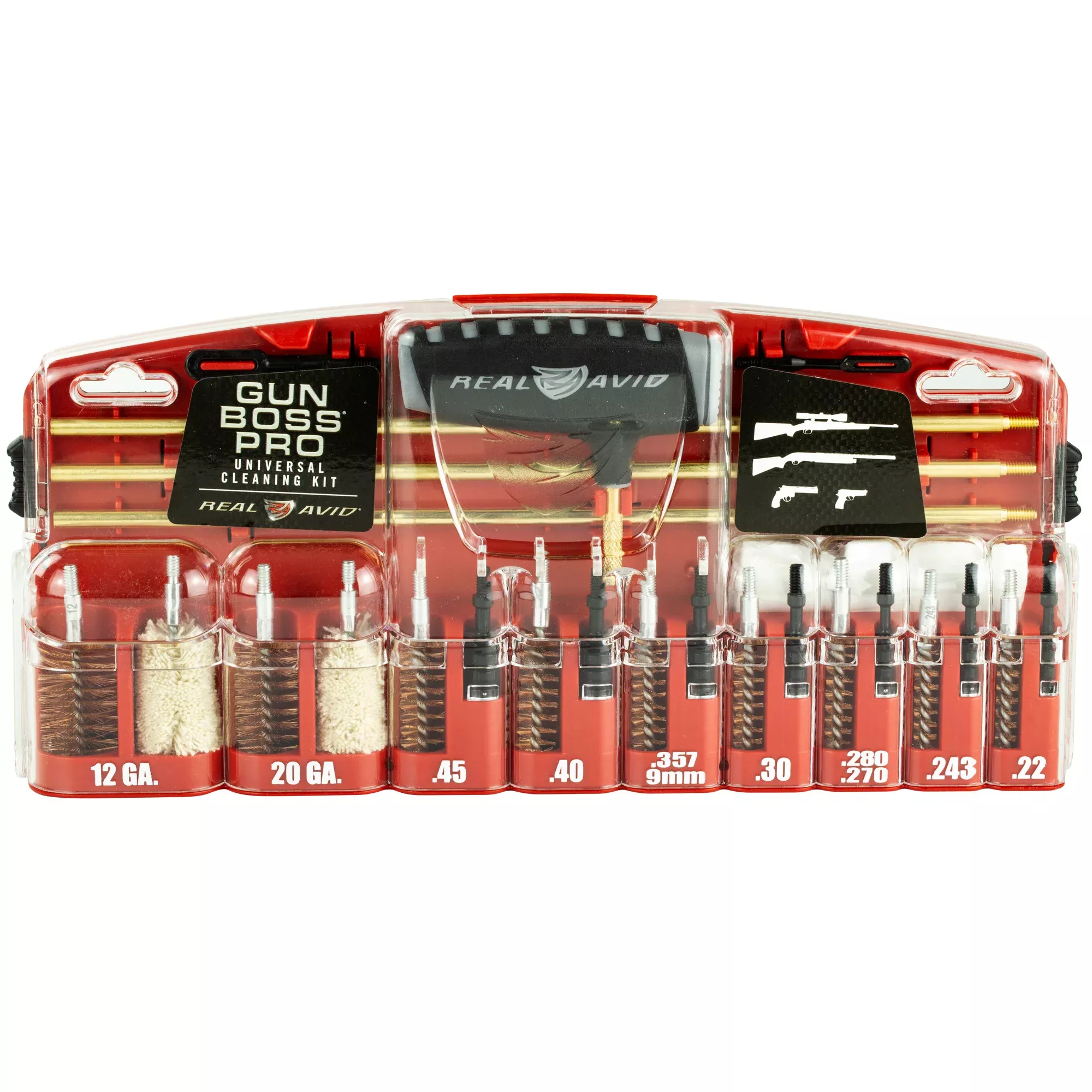 Real Avid Gun Boss Pro Universal Cleaning Kit – Handgun, Rifle, Shotgun