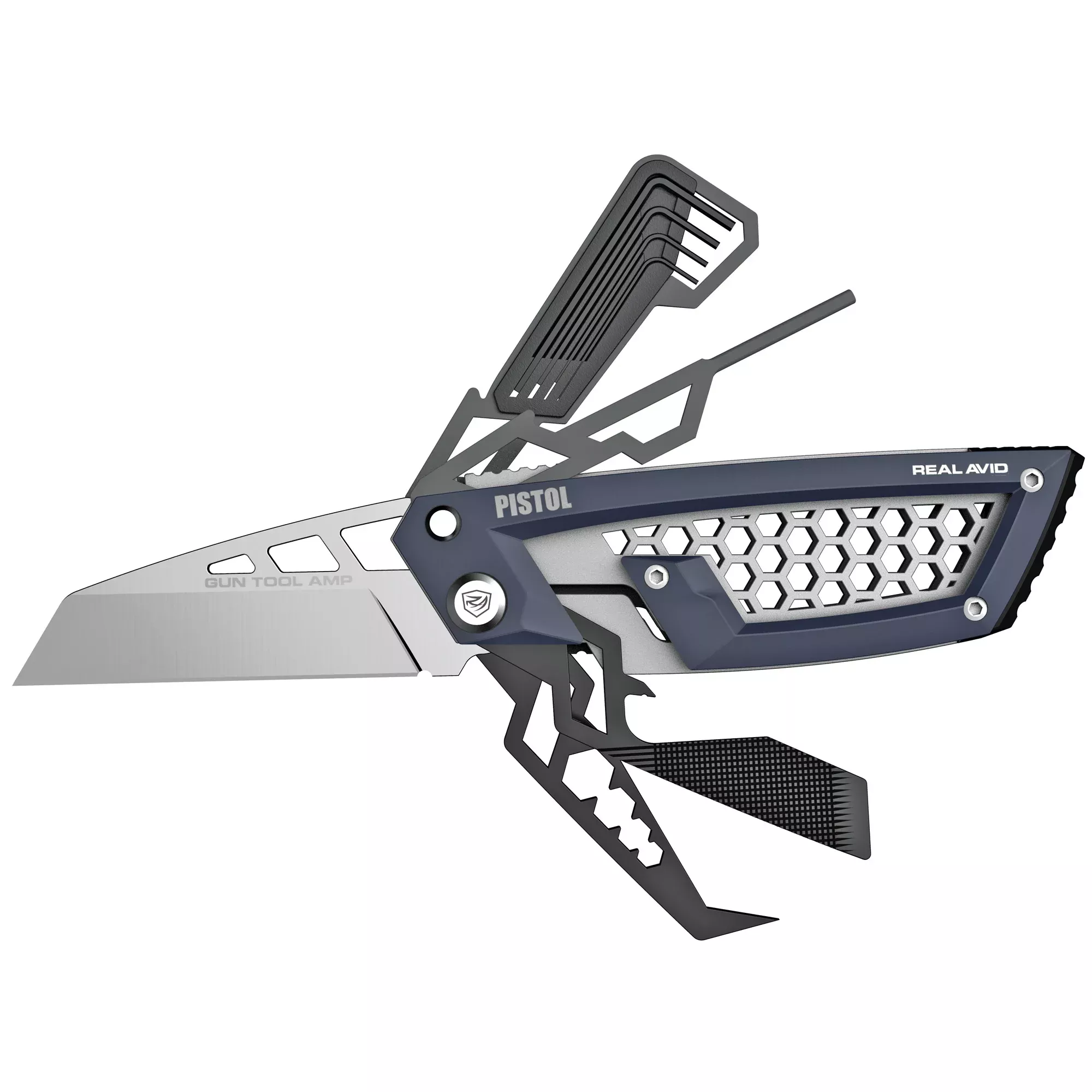 Real Avid Gun Tool AMP Pistol Multi-Tool – 15-in-1 Pistol Maintenance Tool