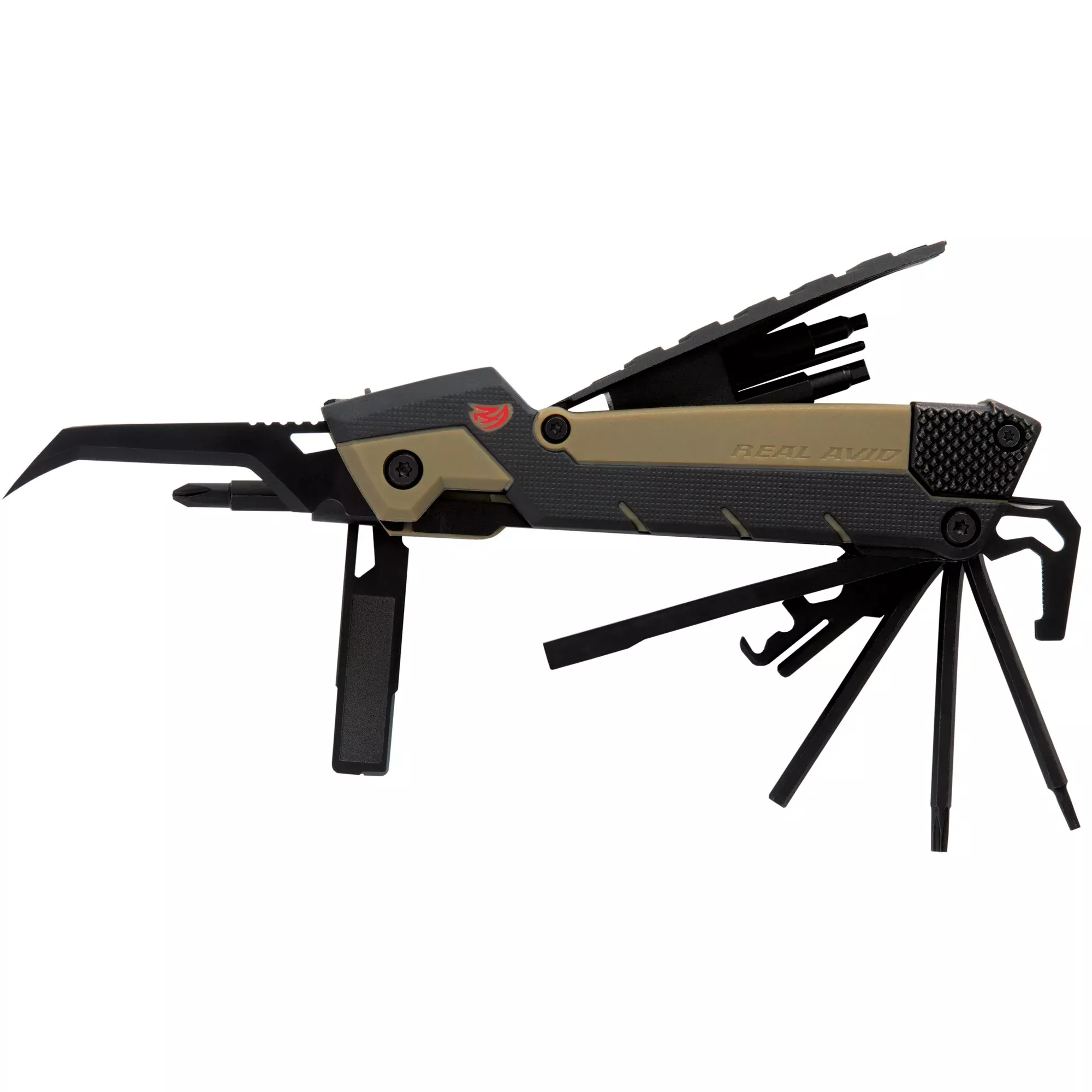 Real Avid Gun Tool Pro AR15 Multi-Tool with Sheath – 16-in-1 Armorer's Tool