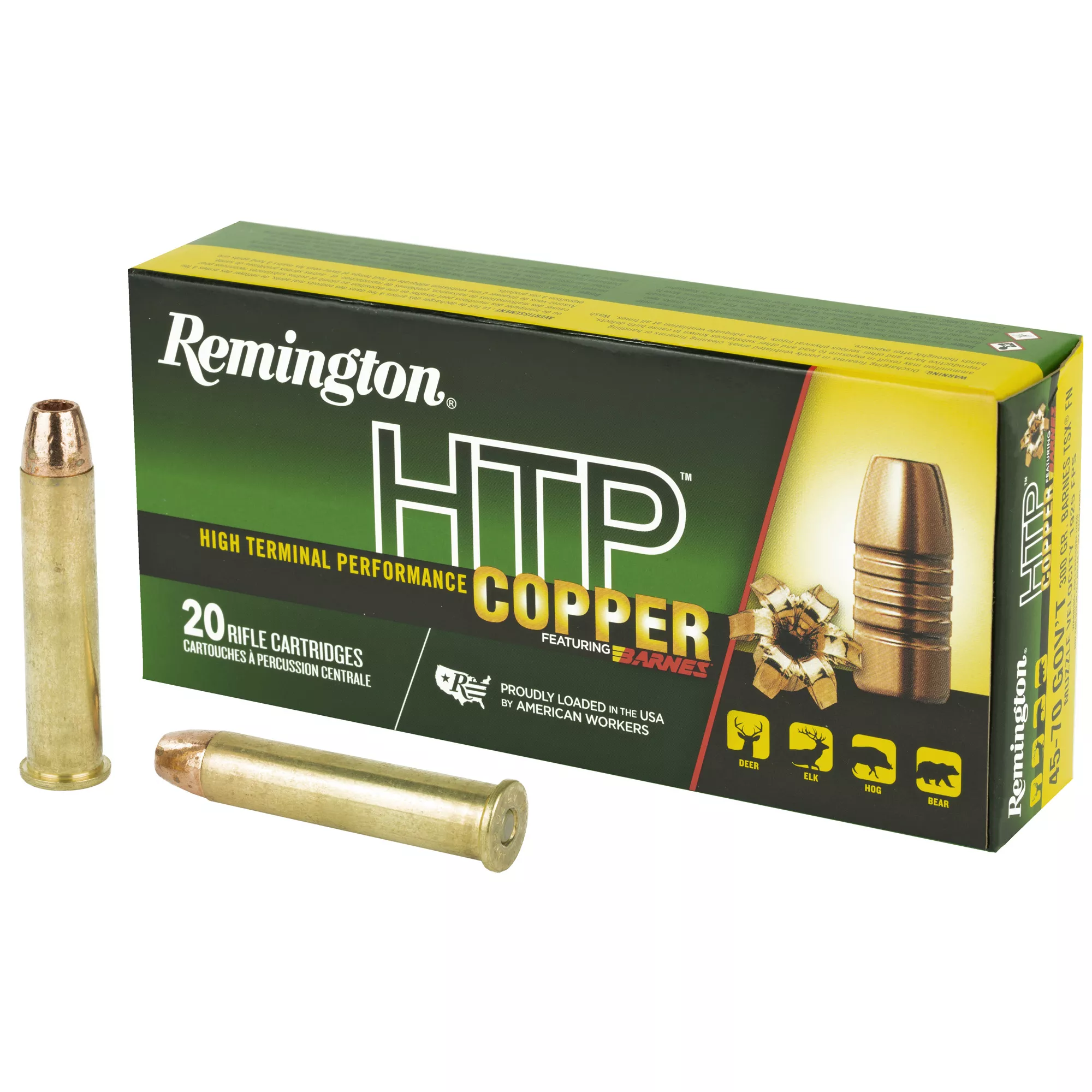 Rem 45-70 300gr Htp Copper 20/200
