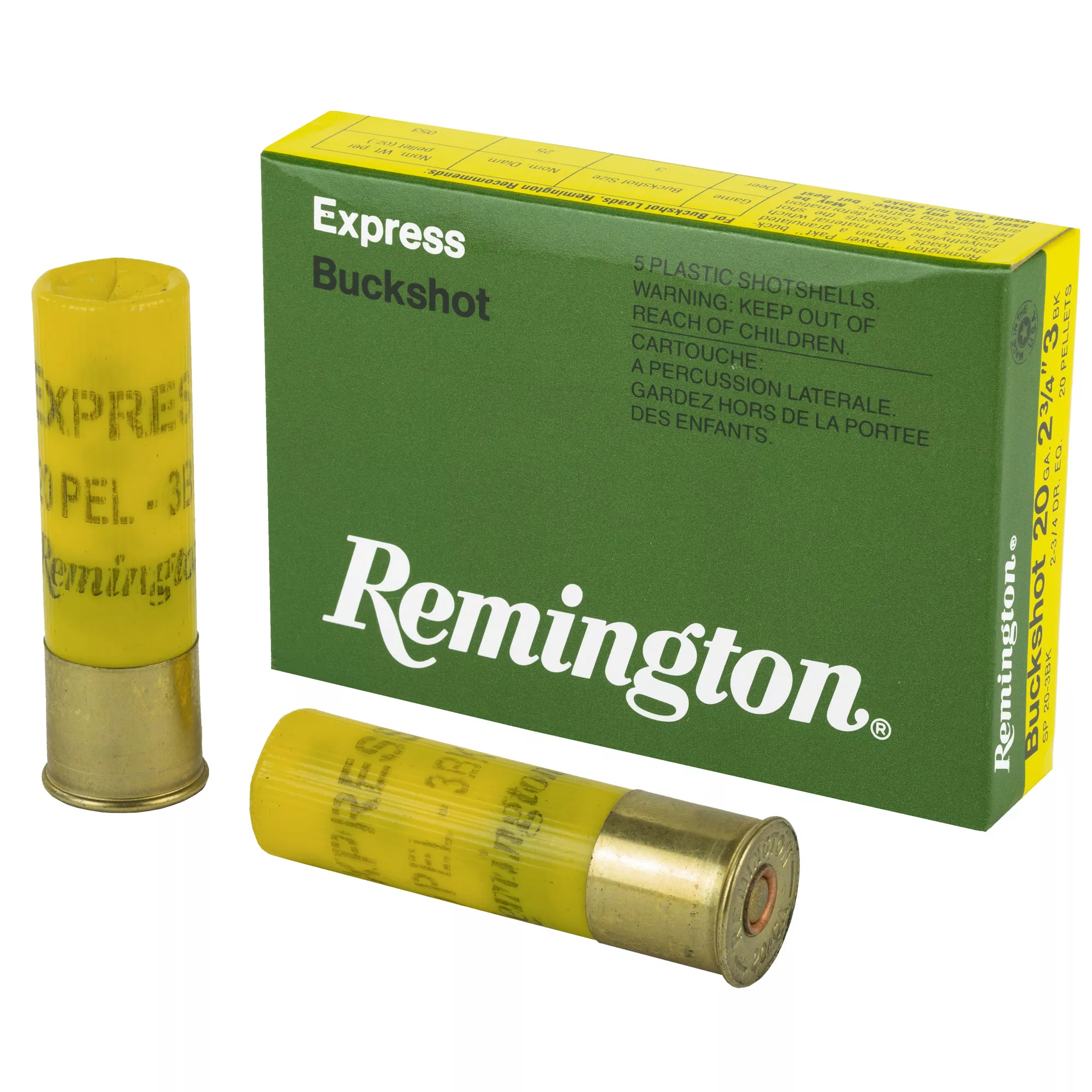 Rem Exp 20ga 2.75" 3 Bck 5/250