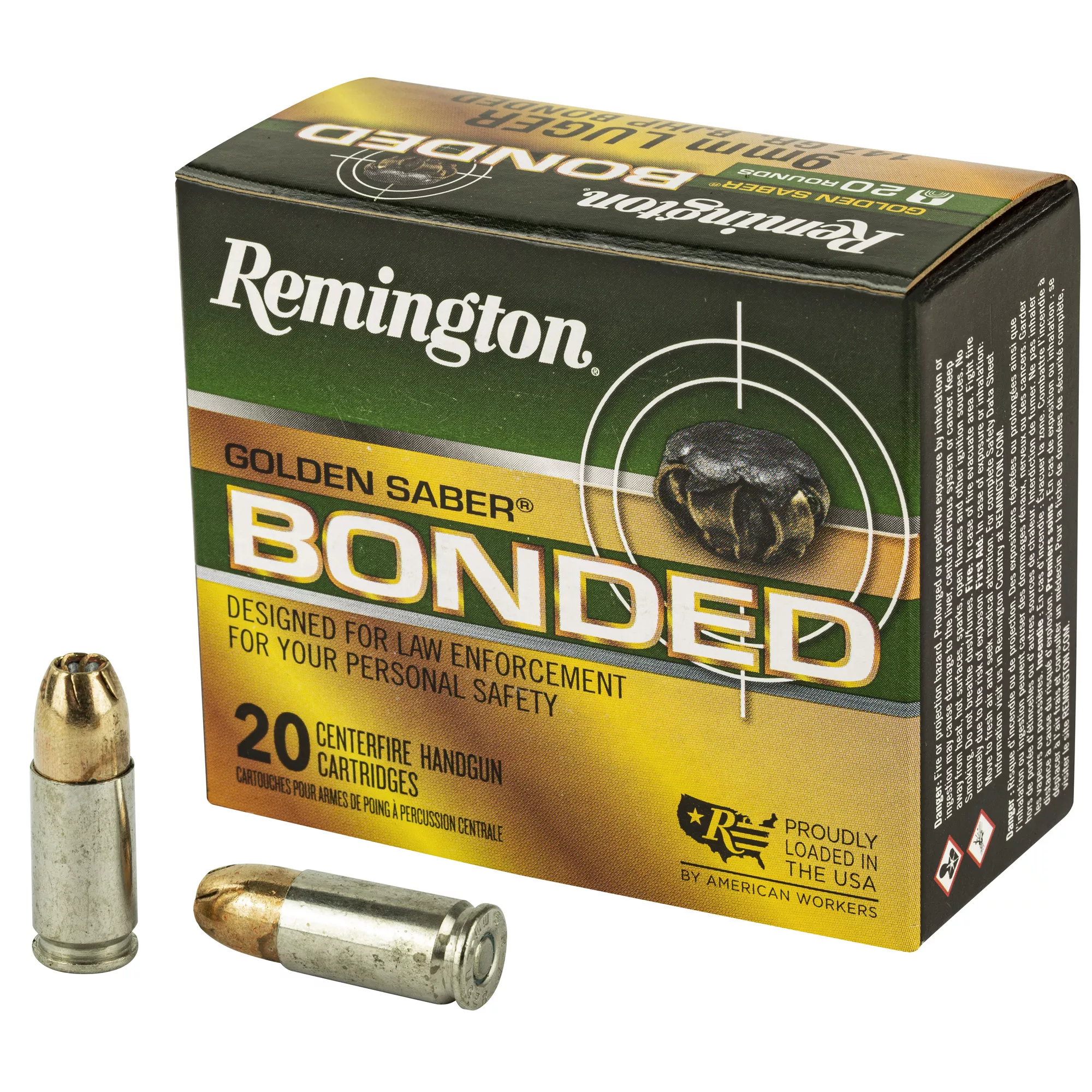 Rem Golden Sbr 9mm 147gr 20/500
