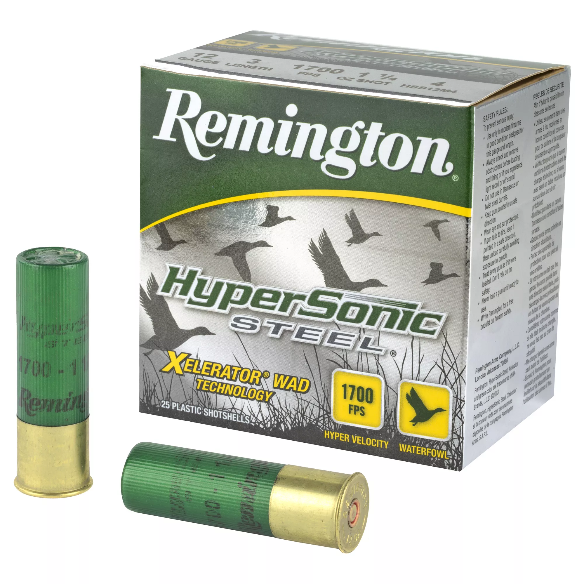 Rem Hypsnc Stl 12ga 3" #4 25/250