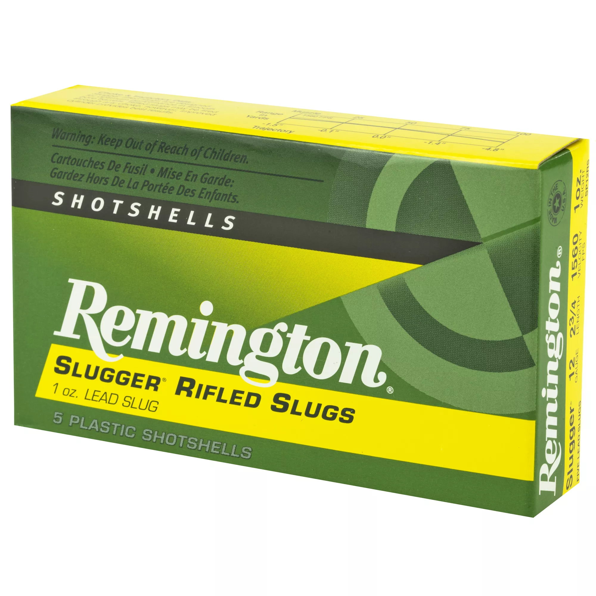 Rem Slgr 12ga 2.75" 1oz 5/250