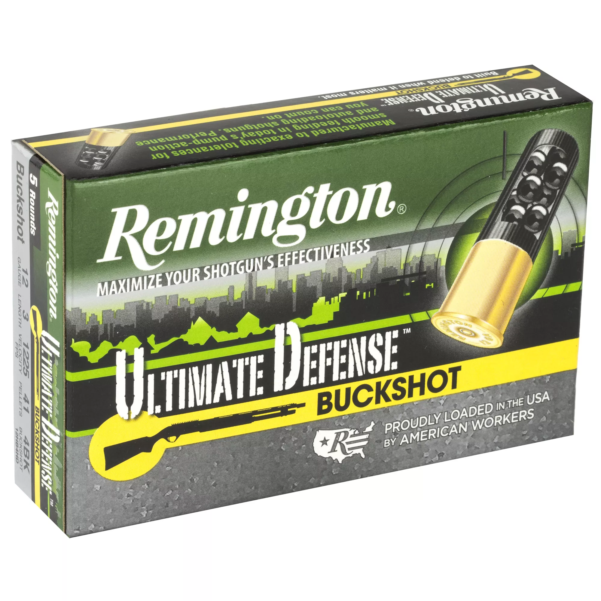 Rem Ult Def 12ga 3" 4 Buck 5/100