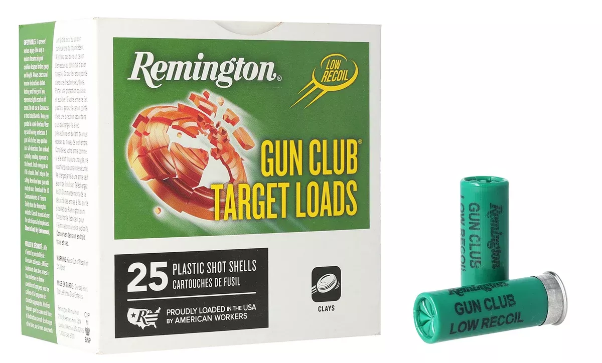 Remington Ammunition 20241 Gun Club12Gauge 2.75" 1oz 8Shot 25 Per Box/10 Case