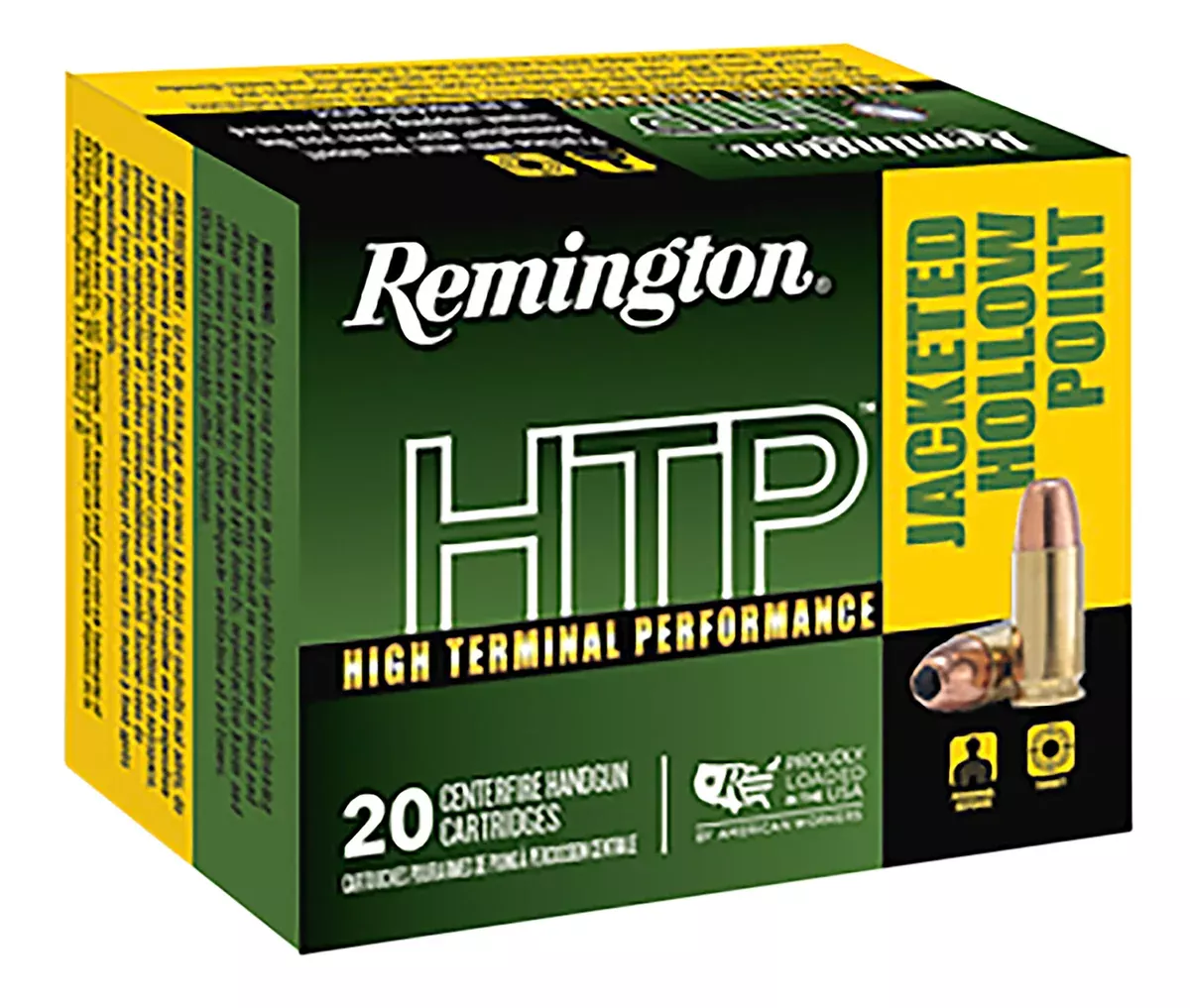 Remington Ammunition 23012 HTP45Colt 230gr Jacketed Hollow Point 20 Per Box/25 Case