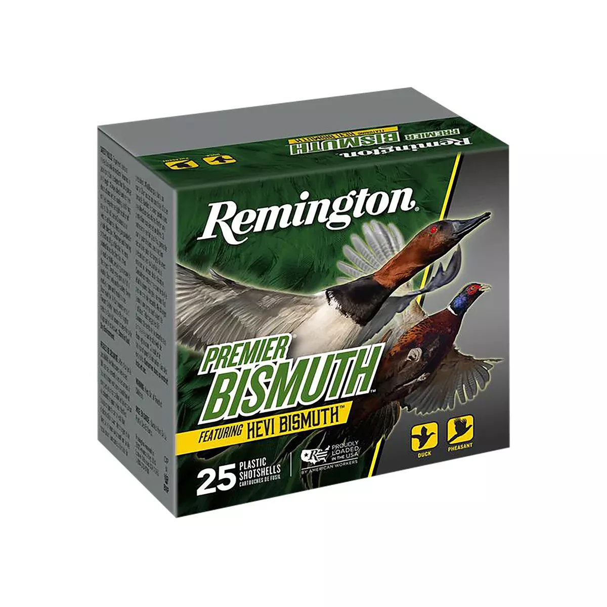 Remington Ammunition R20505 Premier Bismuth12Gauge 2.75" 1 1/4oz 5Shot 25 Per Box/10 Case