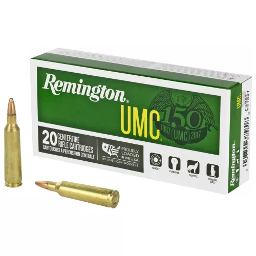Remington UMC 22-250 50gr Hollow Point - 20rd box