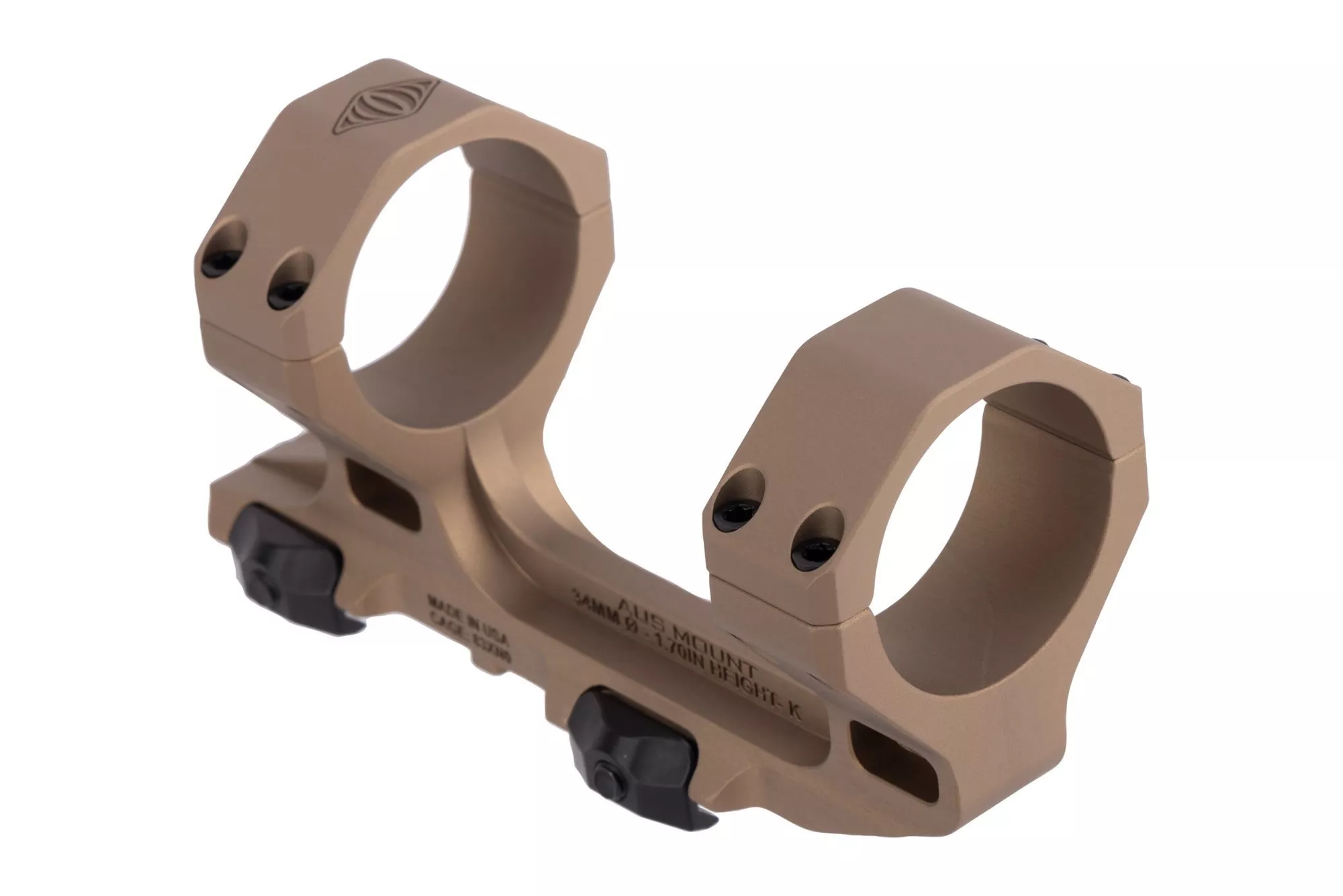 Reptilia AUS 34mm Optic Mount 1.70" Height-K Short FDE