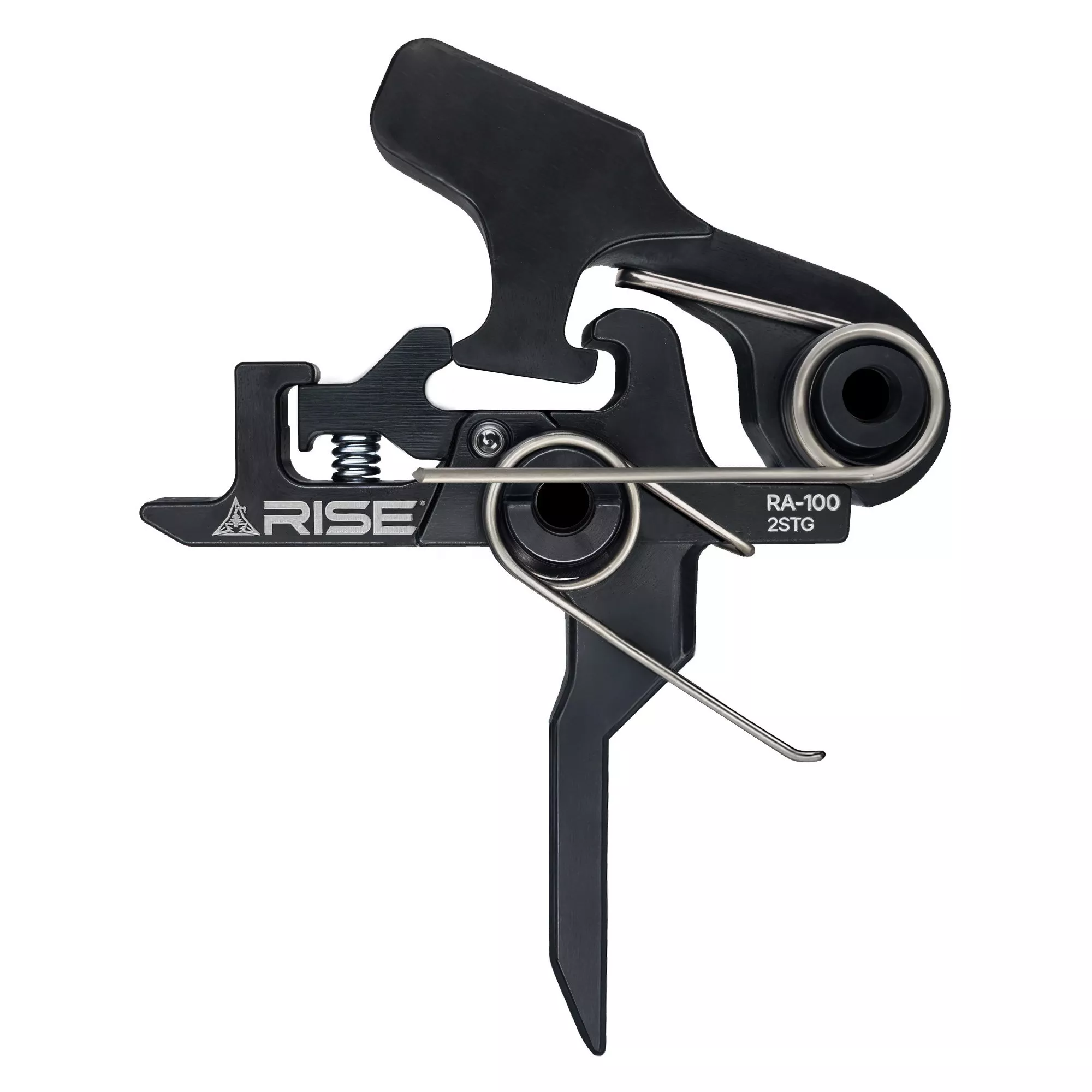 Rise AR Style Two-Stage Flat Face Trigger w/Mil-Spec Trigger & Hammer Pins