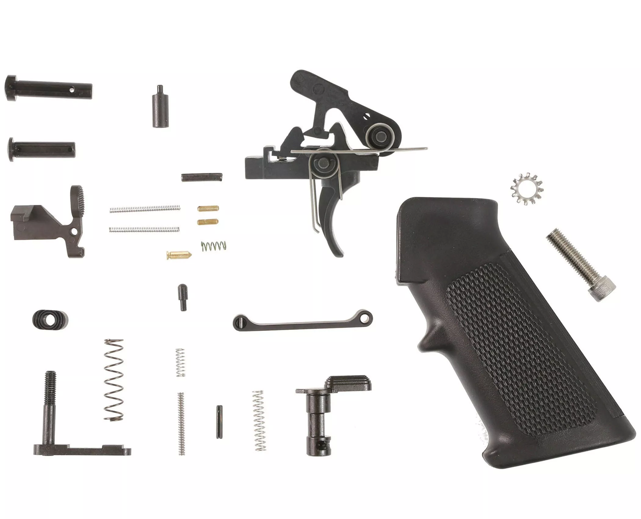 Rock River Lower Receiver Parts Kit w/Two Stage Trigger & A2 Grip Black