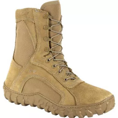 Rocky RKC055 S2V Waterproof 400G Insulated 8" Military Boots, Coyote Brown