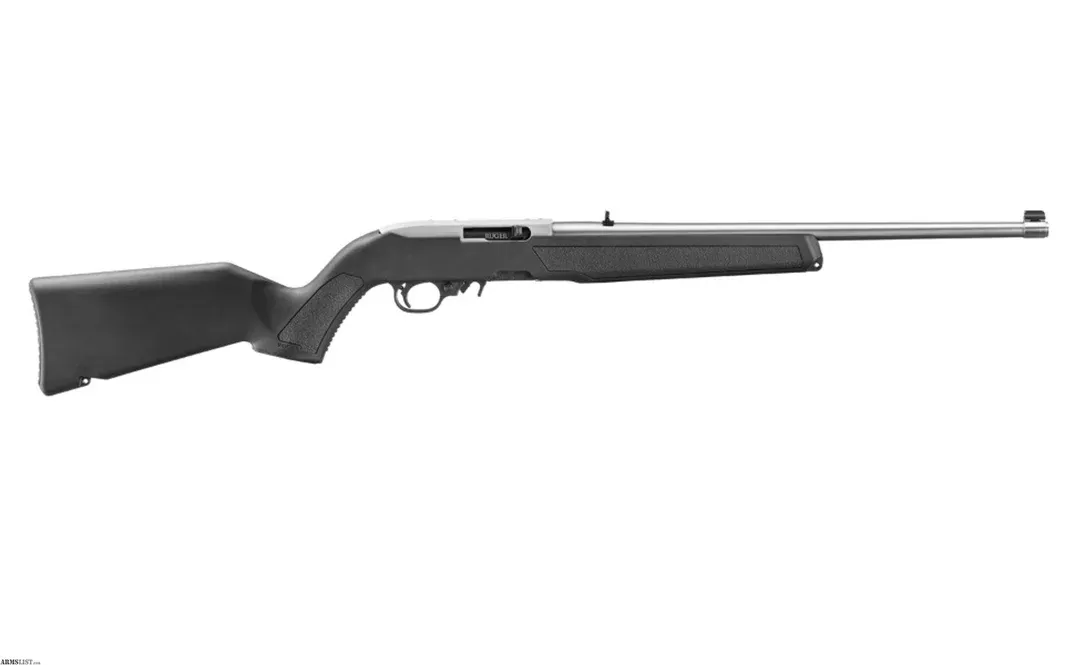 Ruger 10/22 Standard Semi-Auto .22 LR 18.5 Inch Satin Stainless 10 Rounds 32006 from ELK CO AMMO&ARMS INC near Saint Marys, Pennsylvania, USA