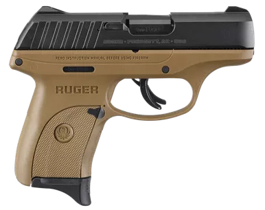 Ruger 3297 EC9s 9mm Luger 3.12" 7+1 Flat Dark Earth Black Oxide Steel Slide Flat Dark Earth Polymer Grip