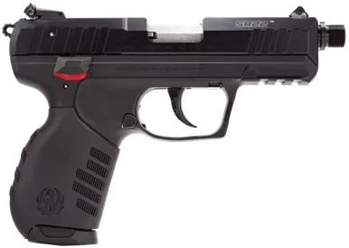Ruger 3604 SR22 22 LR 3.50" TB 10+1 Black Black Anodized Aluminum Slide Black Polymer Grip