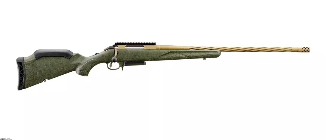Ruger American Gen II Predator .308 Win 22 Inch Bronze / Green Splatter 46931 from ELK CO AMMO&ARMS INC near Saint Marys, Pennsylvania, USA