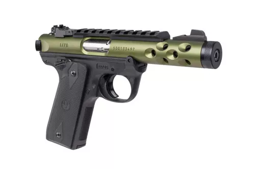 Ruger Mark IV 22/45 LITE .22 LR Pistol - Green Anodized - Davidson's Exclusive