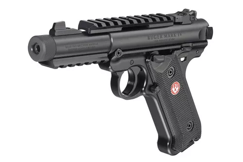 Ruger Mark IV Tactical .22LR Pistol 4.4" Threaded Barrel - 10 Rd