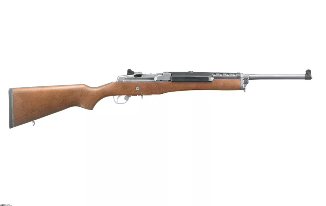 Ruger Mini-14 Ranch 5.56 NATO 18.5 Inch Stainless Hardwood 5 Rds 05802 from ELK CO AMMO&ARMS INC near Saint Marys, Pennsylvania, USA