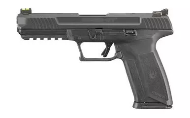 Ruger Ruger-57 Pro 5.7x28mm 4.94" 20+1 Black Oxide Optics Ready Steel Slide Black Nitride 16403