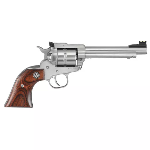 Ruger Single Ten Stainless .22LR 5.5" Revolver Fiber Optic Sights 10rd