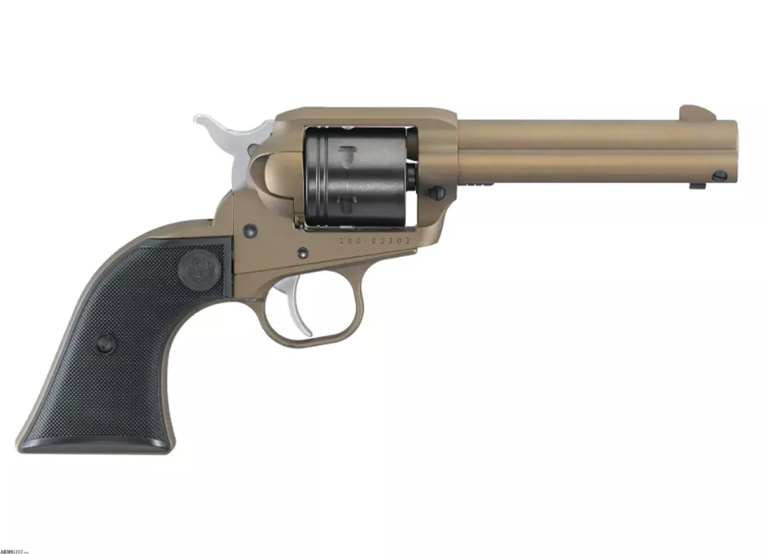 Ruger Wrangler Burnt Bronze Cerakote .22 LR 4.62 Inch 6 Rounds 02004 from ELK CO AMMO&ARMS INC near Saint Marys, Pennsylvania, USA