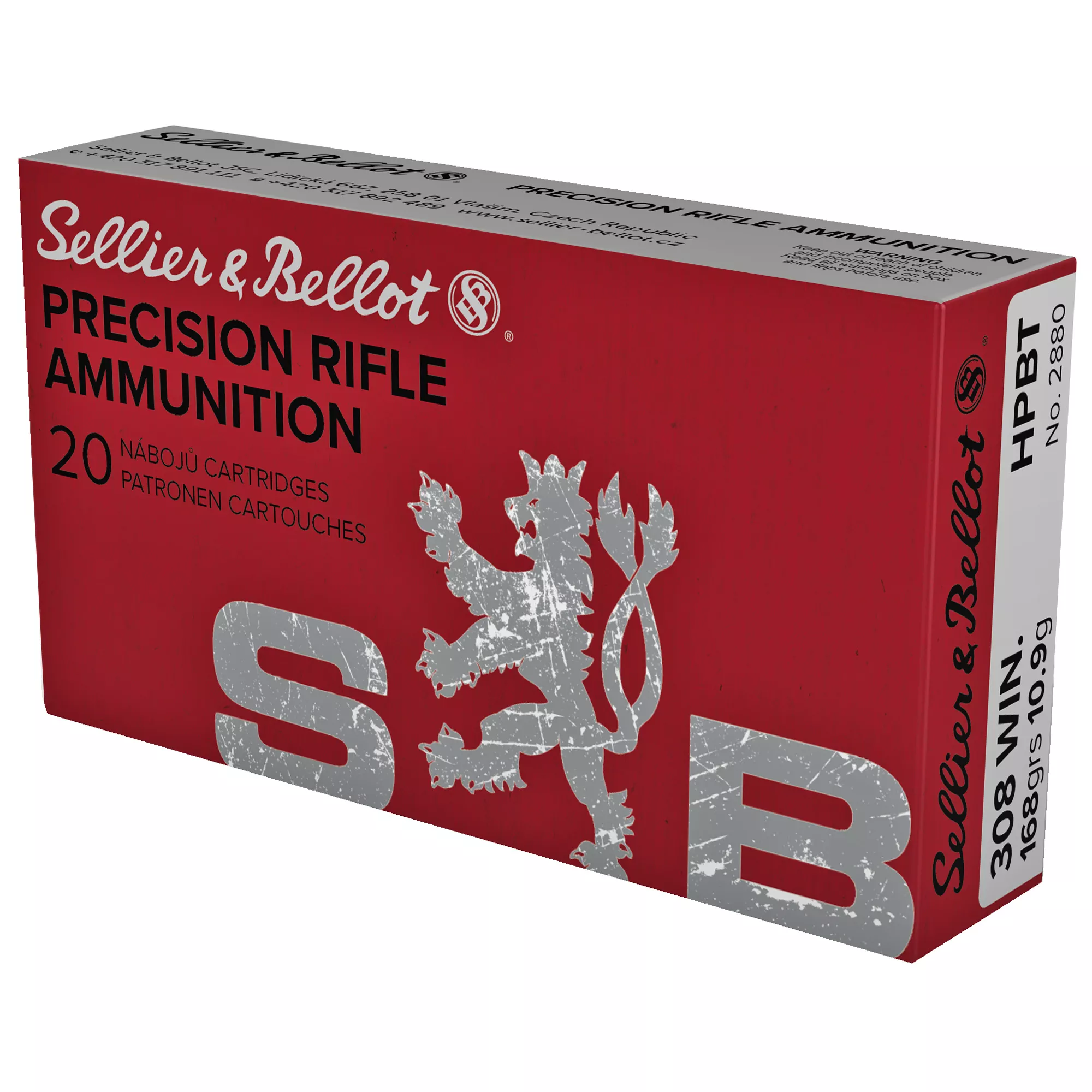 S&b 308 Win 168 Gr Hpbt 20/500